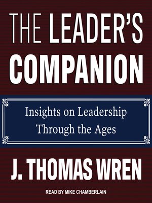 cover image of The Leader's Companion